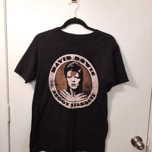 Black and Gold David Bowie T-Shirt